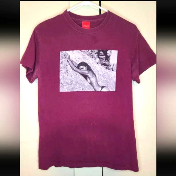 PacSun Visual x Van Styles Model Print T-Shirt Adult Small V/SUAL Photography - Picture 1 of 8